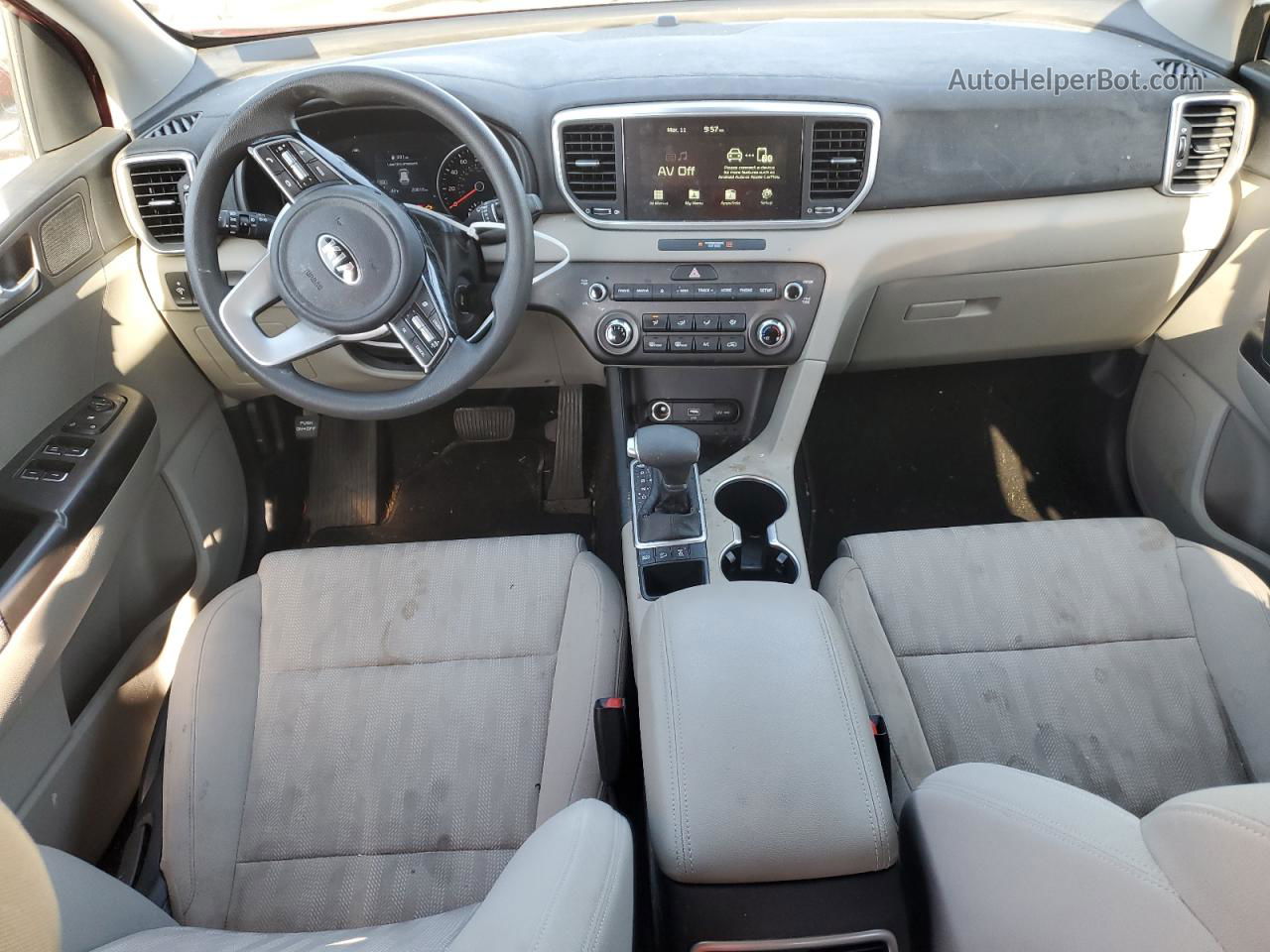 2020 Kia Sportage Lx Красный vin: KNDPMCAC4L7816671