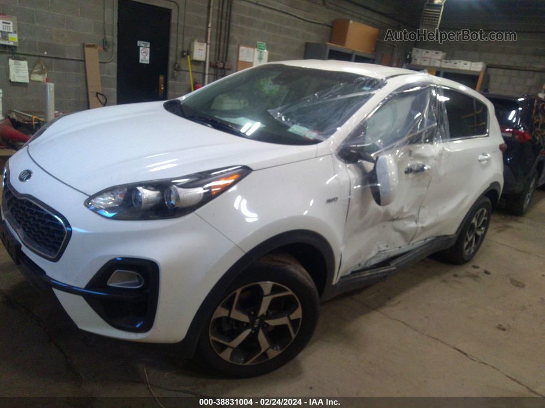 2020 Kia Sportage Lx White vin: KNDPMCAC4L7827556