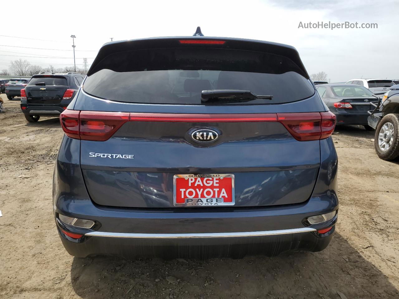 2020 Kia Sportage Lx Blue vin: KNDPMCAC4L7840307