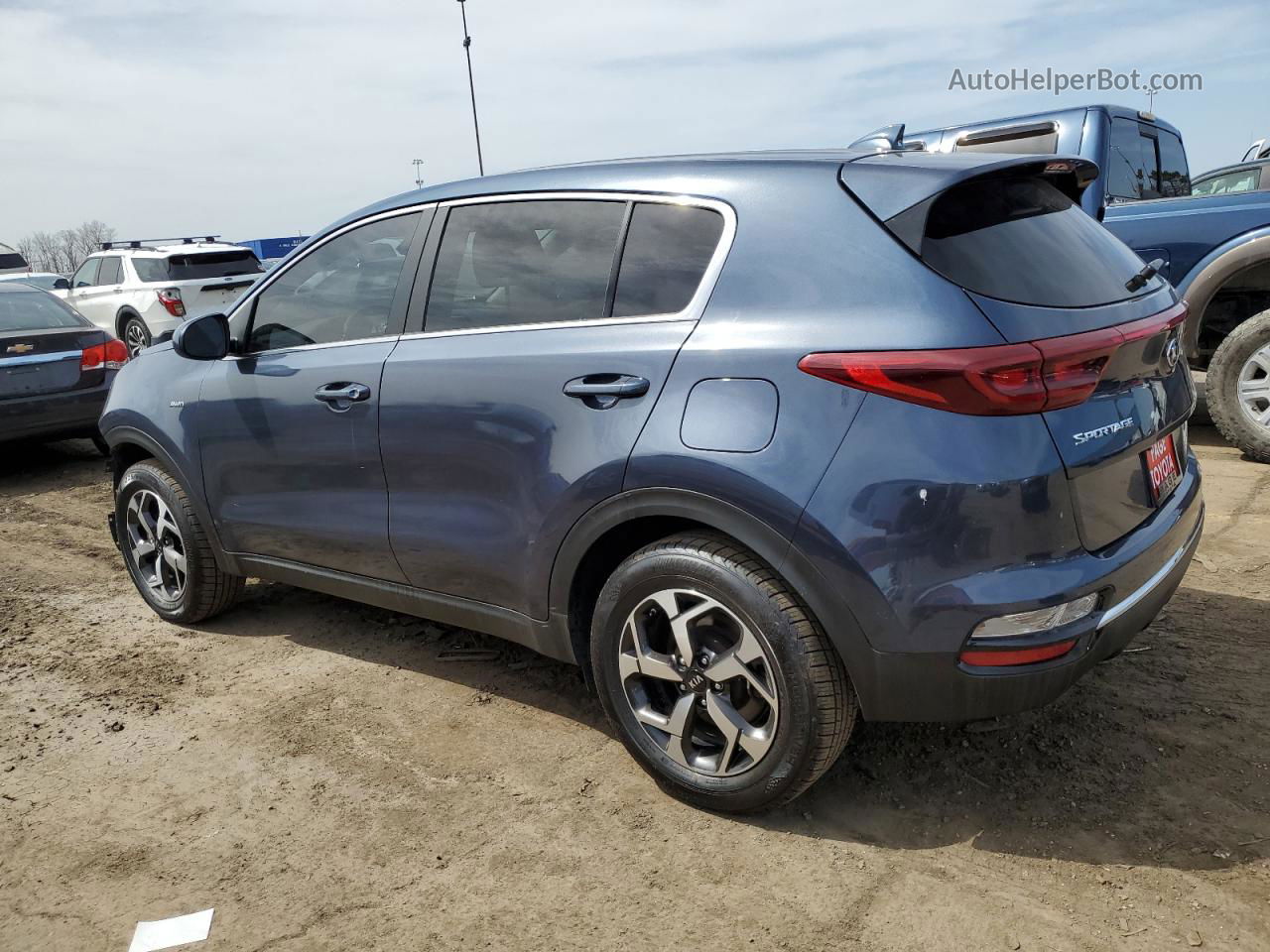 2020 Kia Sportage Lx Blue vin: KNDPMCAC4L7840307