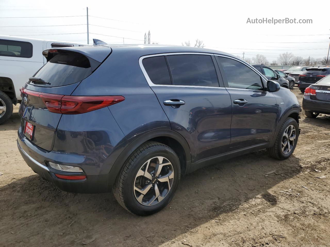 2020 Kia Sportage Lx Blue vin: KNDPMCAC4L7840307