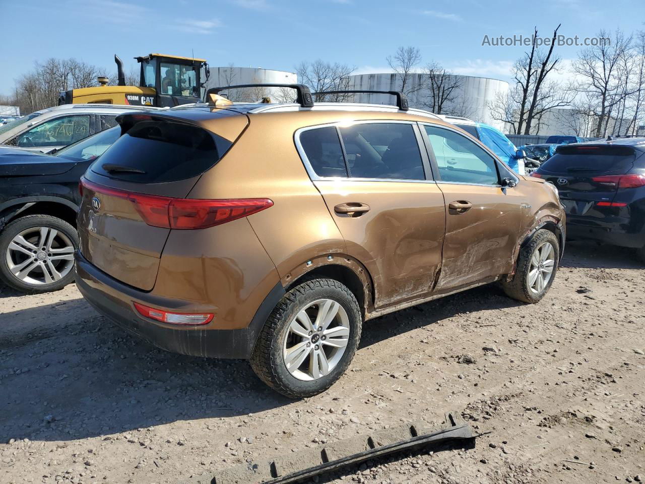 2017 Kia Sportage Lx Brown vin: KNDPMCAC5H7027968