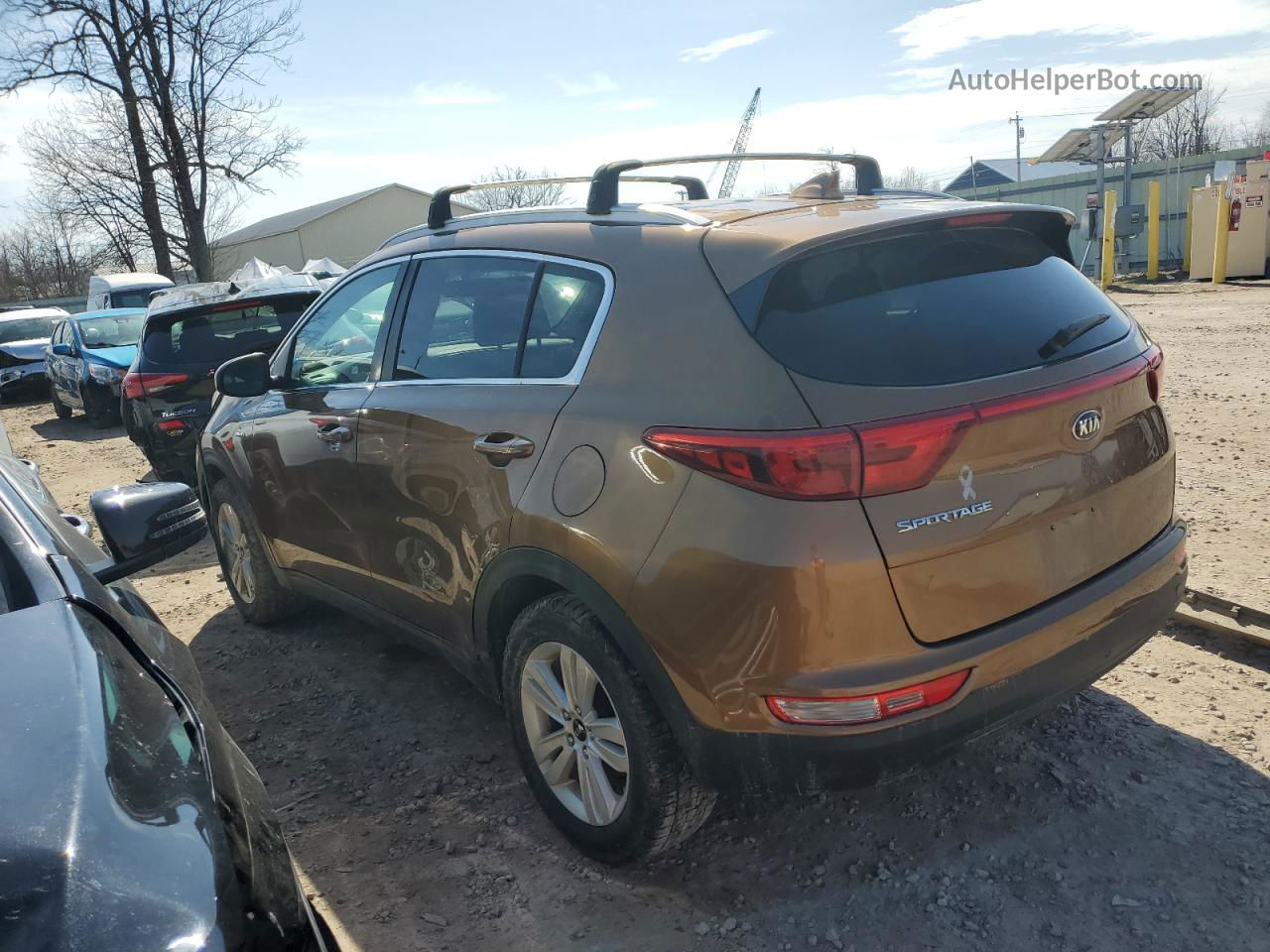 2017 Kia Sportage Lx Brown vin: KNDPMCAC5H7027968