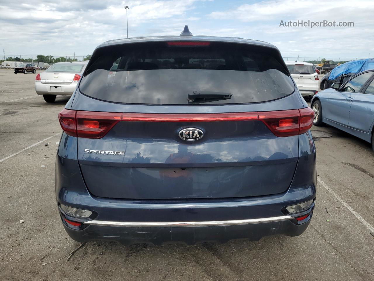 2020 Kia Sportage Lx Blue vin: KNDPMCAC5L7629651