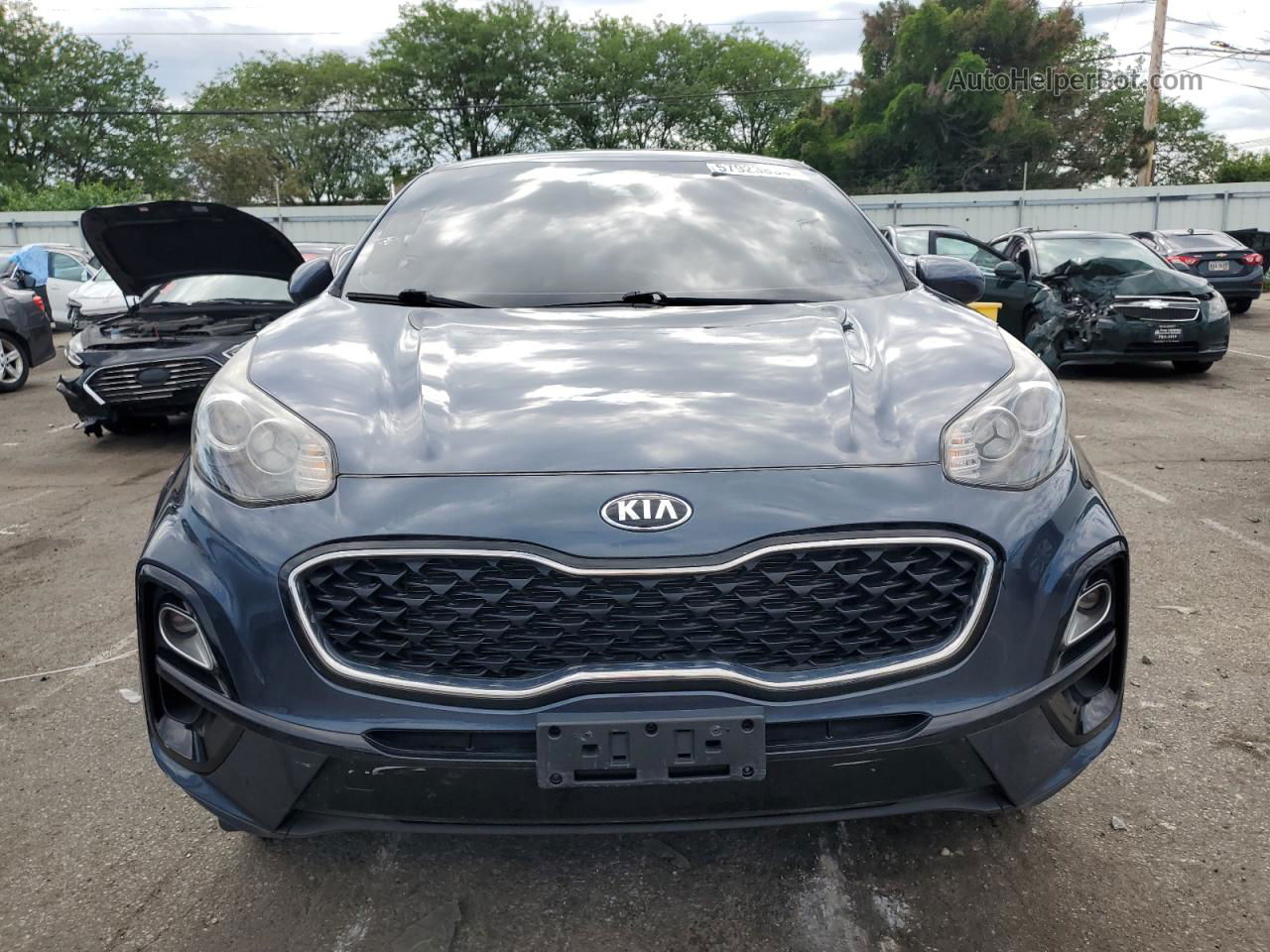 2020 Kia Sportage Lx Blue vin: KNDPMCAC5L7629651