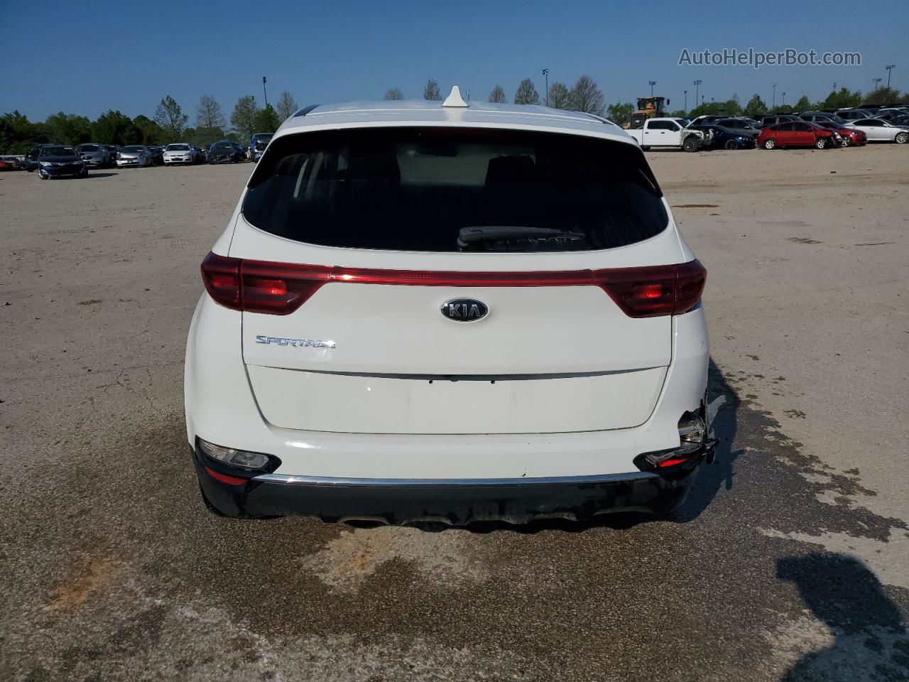 2020 Kia Sportage Lx White vin: KNDPMCAC5L7637684