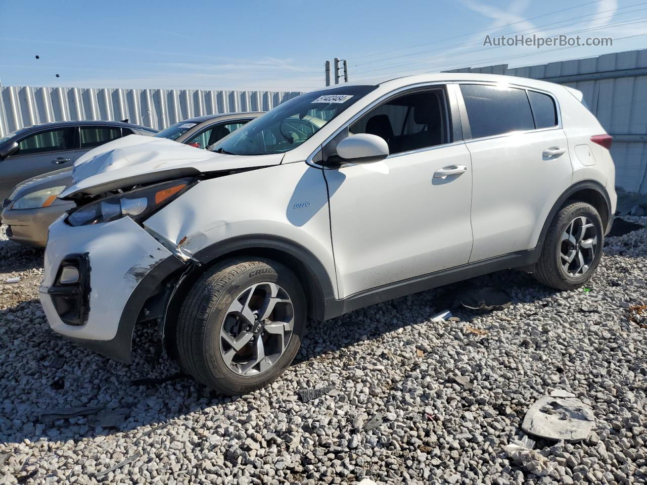 2020 Kia Sportage Lx Белый vin: KNDPMCAC5L7741799