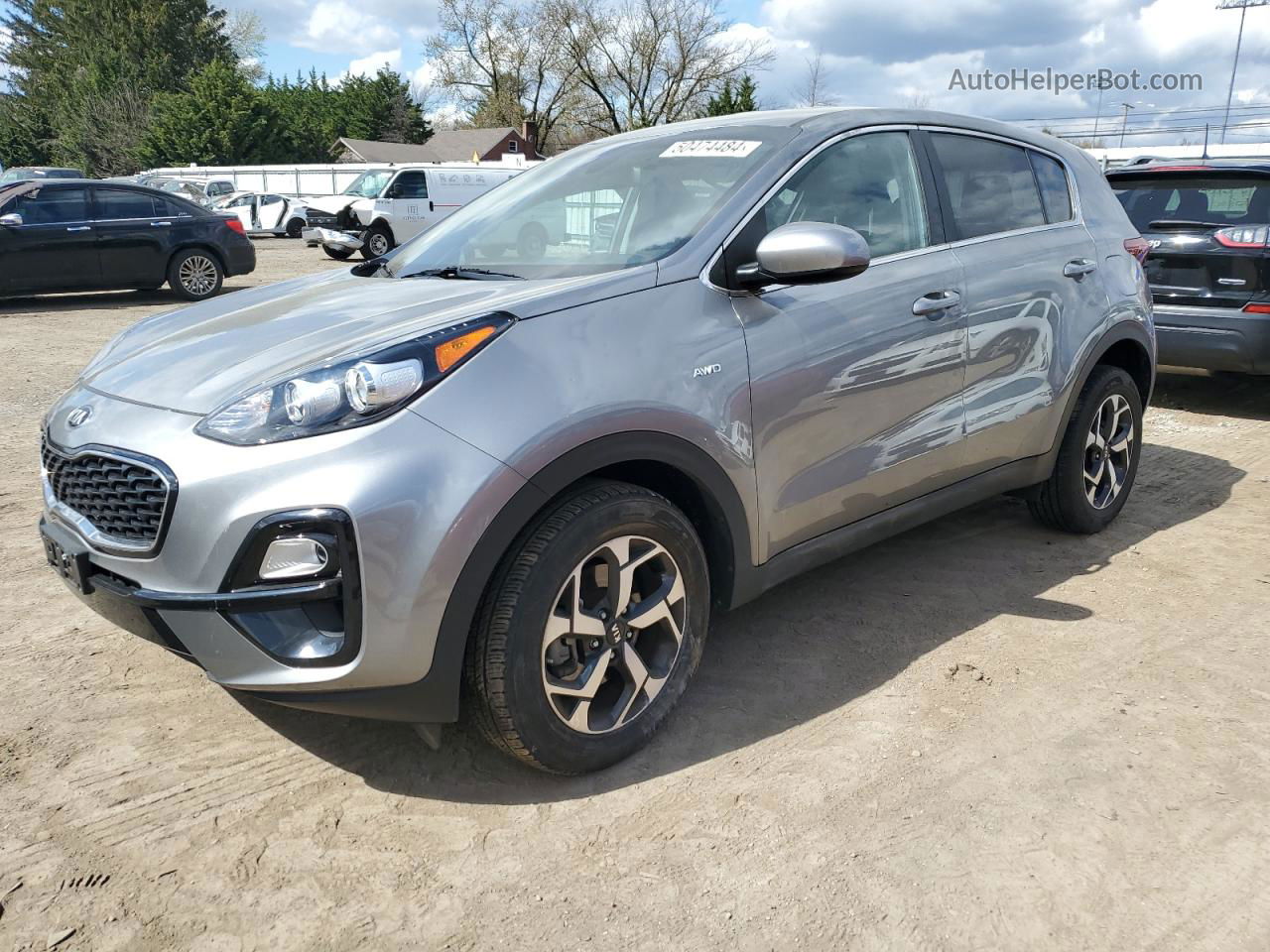 2020 Kia Sportage Lx Gray vin: KNDPMCAC5L7799461