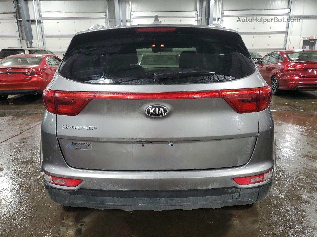 2017 Kia Sportage Lx Gray vin: KNDPMCAC6H7032404