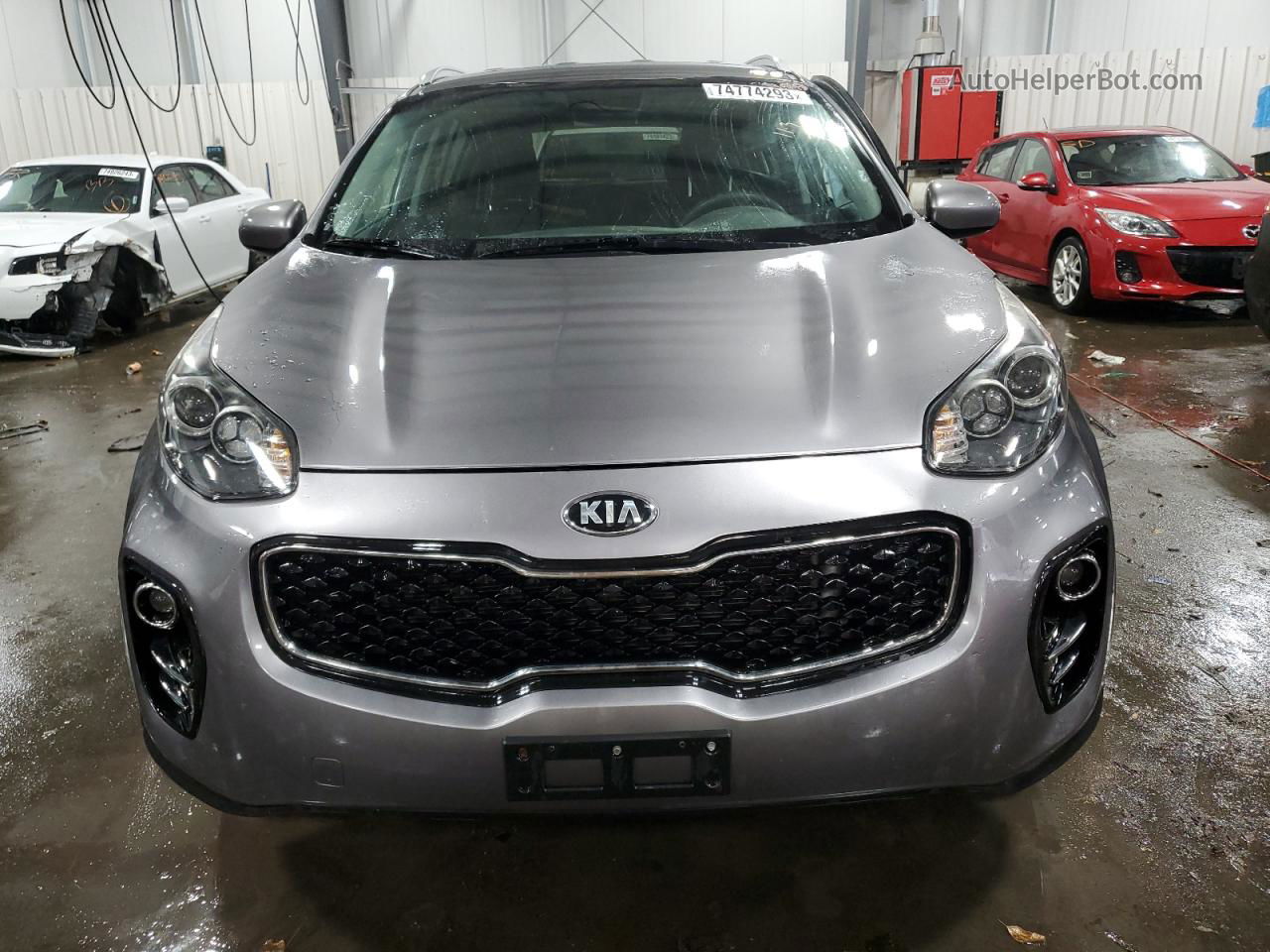 2017 Kia Sportage Lx Gray vin: KNDPMCAC6H7032404