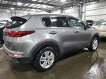 2017 Kia Sportage Lx Gray vin: KNDPMCAC6H7032404