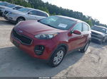 2017 Kia Sportage Lx Бордовый vin: KNDPMCAC6H7039966