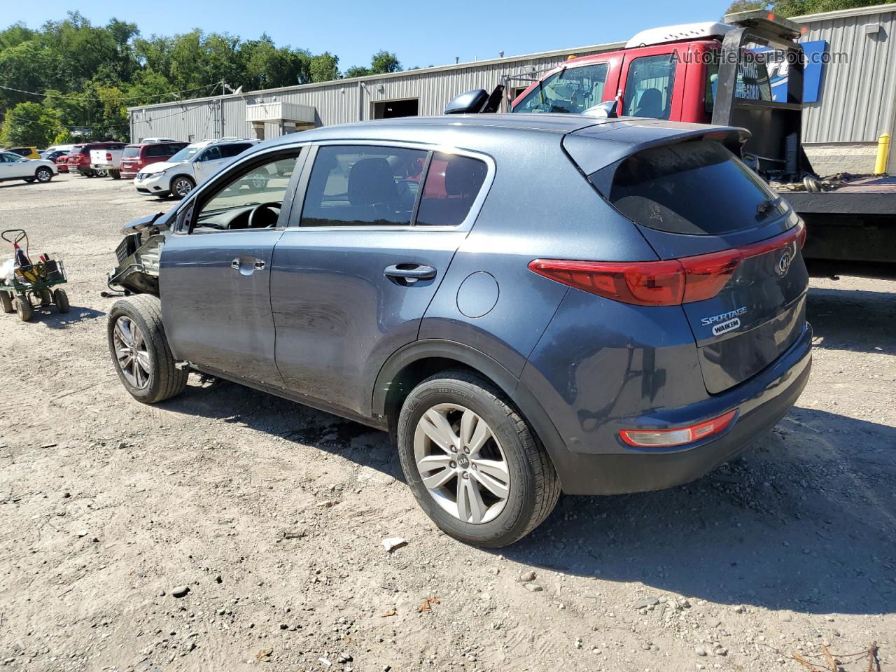 2017 Kia Sportage Lx Blue vin: KNDPMCAC6H7166278