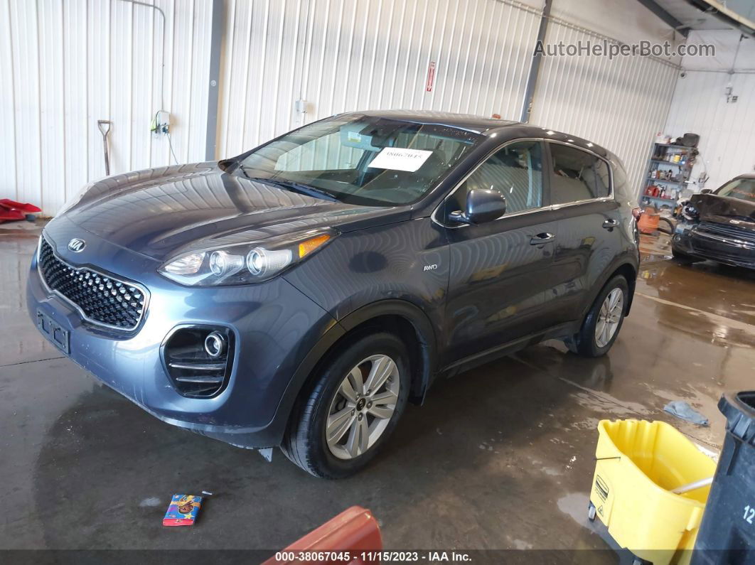 2017 Kia Sportage Lx Blue vin: KNDPMCAC6H7243067