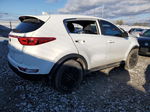 2017 Kia Sportage Lx White vin: KNDPMCAC6H7258202