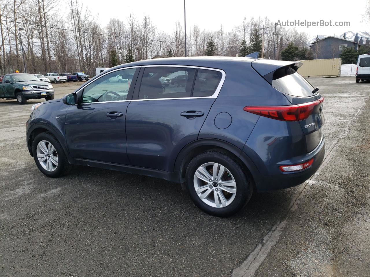 2017 Kia Sportage Lx Синий vin: KNDPMCAC6H7281978