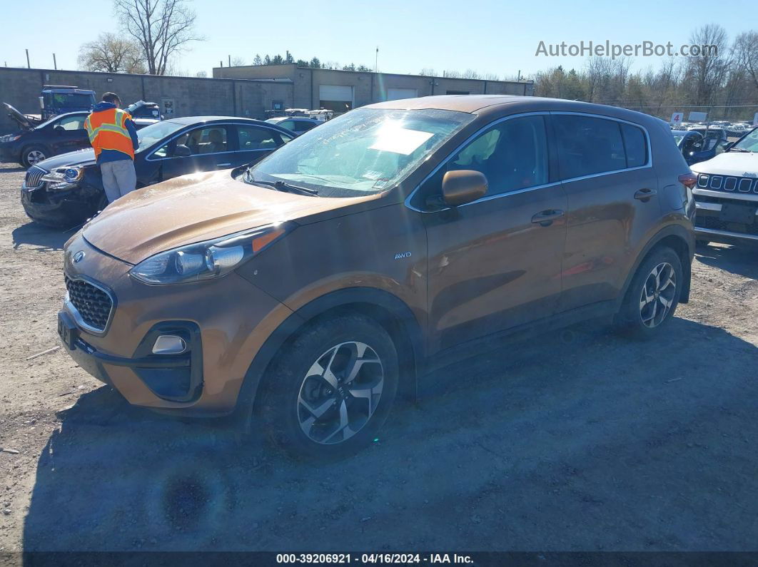 2020 Kia Sportage Lx Brown vin: KNDPMCAC6L7631411