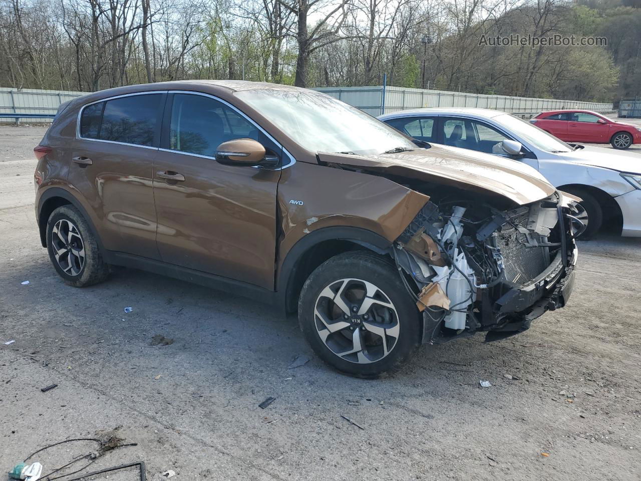 2020 Kia Sportage Lx Tan vin: KNDPMCAC6L7662352