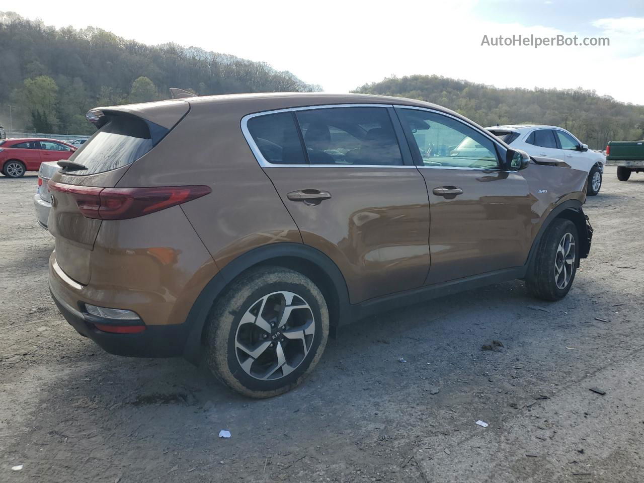 2020 Kia Sportage Lx Tan vin: KNDPMCAC6L7662352