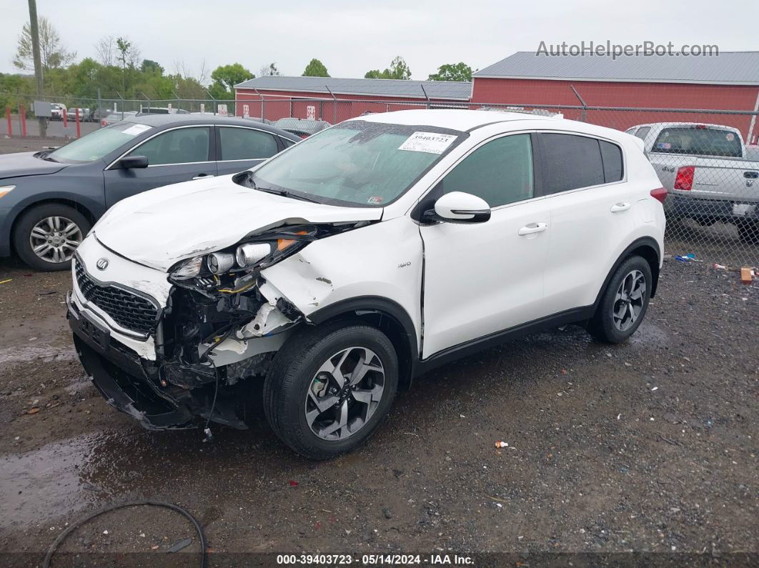 2020 Kia Sportage Lx White vin: KNDPMCAC6L7665588