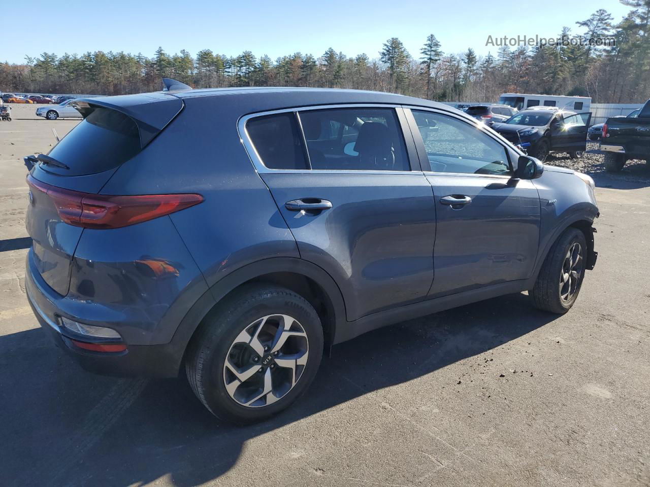 2020 Kia Sportage Lx Blue vin: KNDPMCAC6L7674999