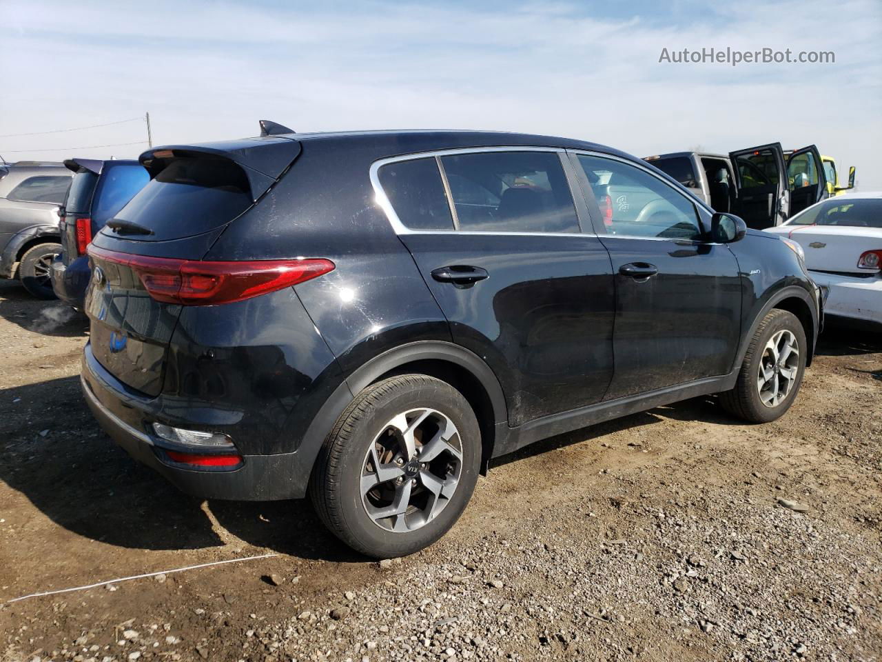 2020 Kia Sportage Lx Black vin: KNDPMCAC6L7742315