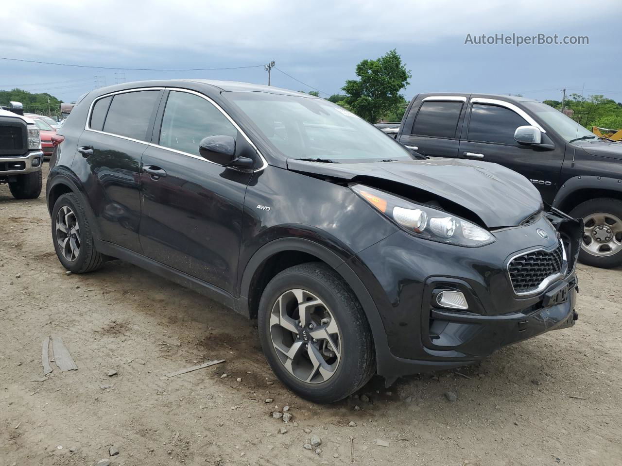 2020 Kia Sportage Lx Black vin: KNDPMCAC6L7752844