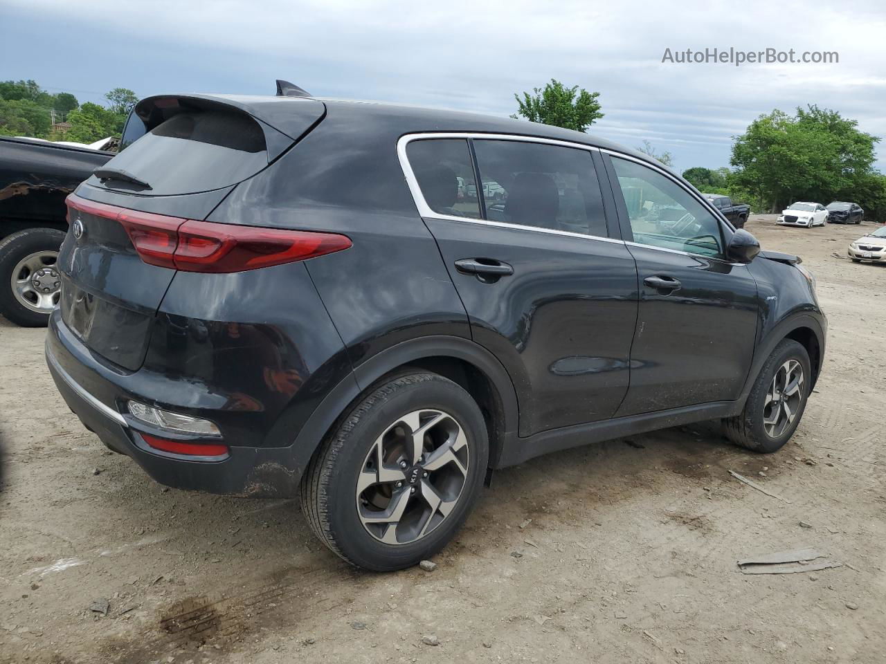 2020 Kia Sportage Lx Black vin: KNDPMCAC6L7752844