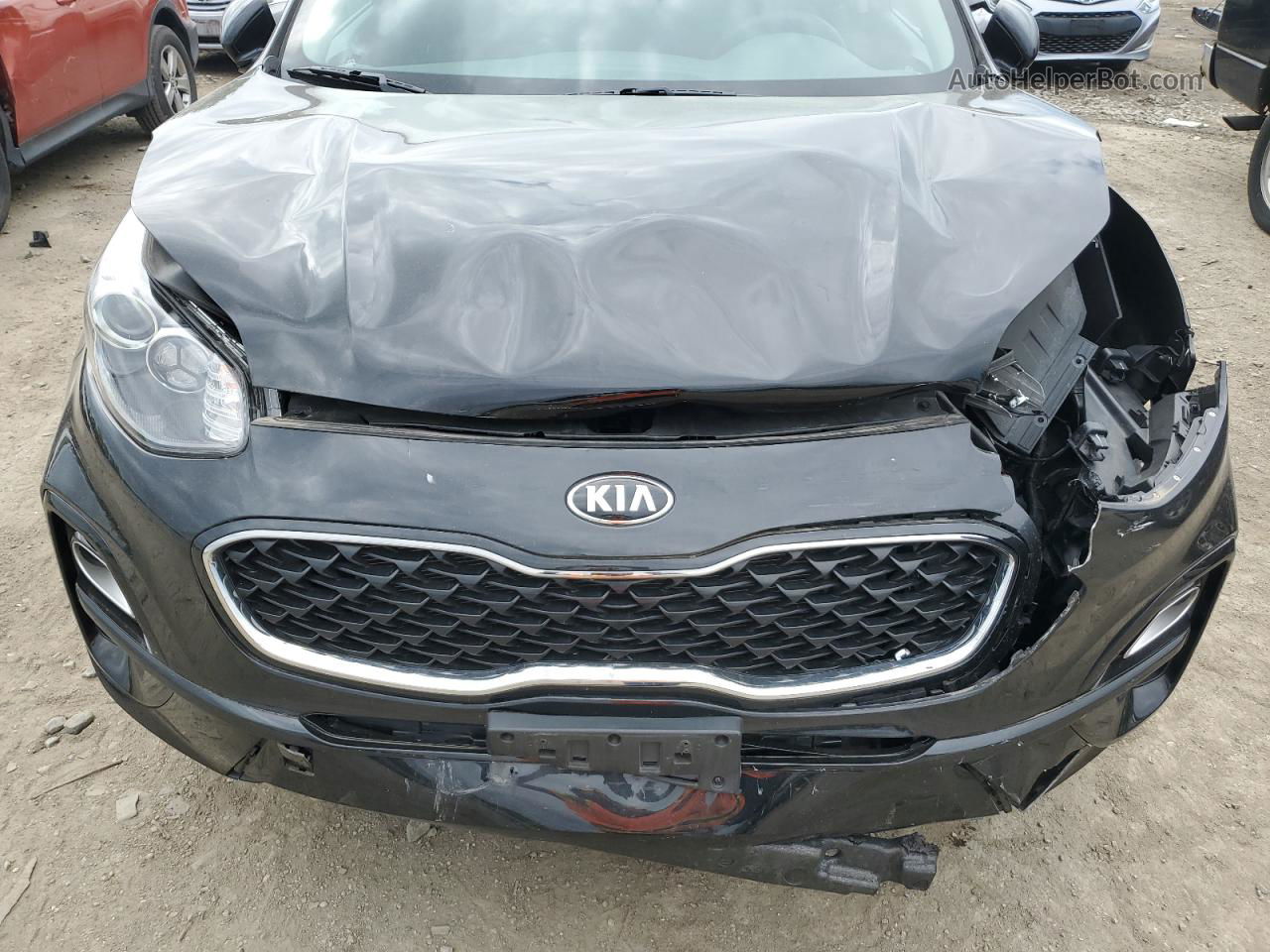 2020 Kia Sportage Lx Black vin: KNDPMCAC6L7752844