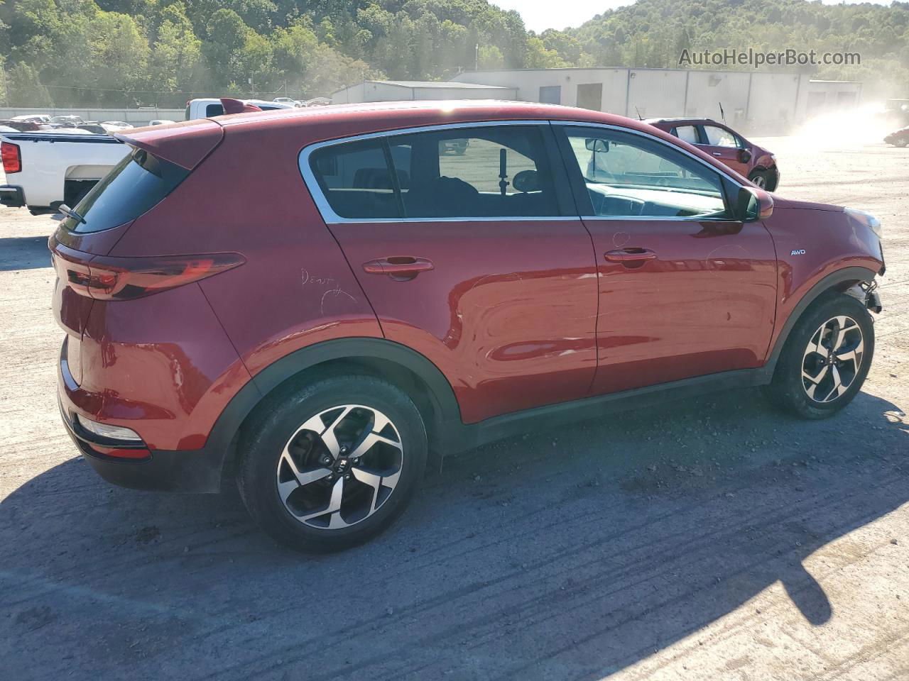 2020 Kia Sportage Lx Красный vin: KNDPMCAC6L7776092