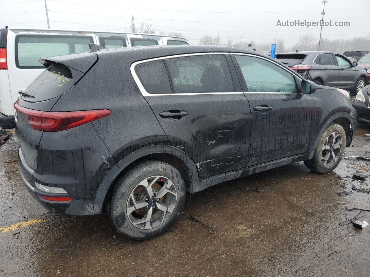 2020 Kia Sportage Lx Black vin: KNDPMCAC6L7779395