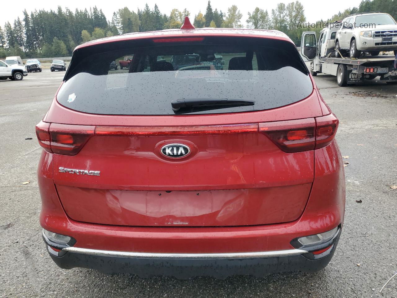 2020 Kia Sportage Lx Red vin: KNDPMCAC6L7795161