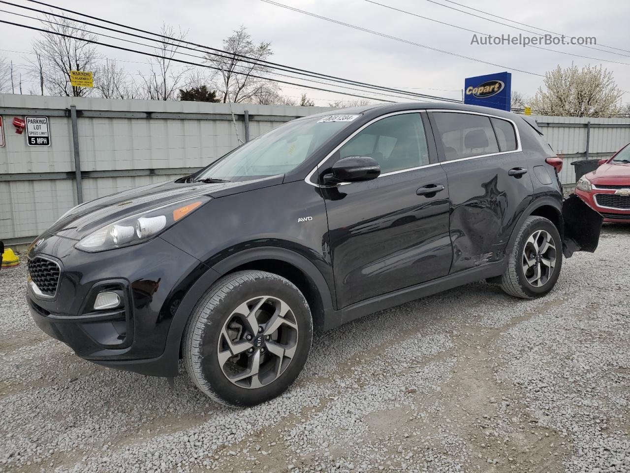 2020 Kia Sportage Lx Черный vin: KNDPMCAC6L7799629