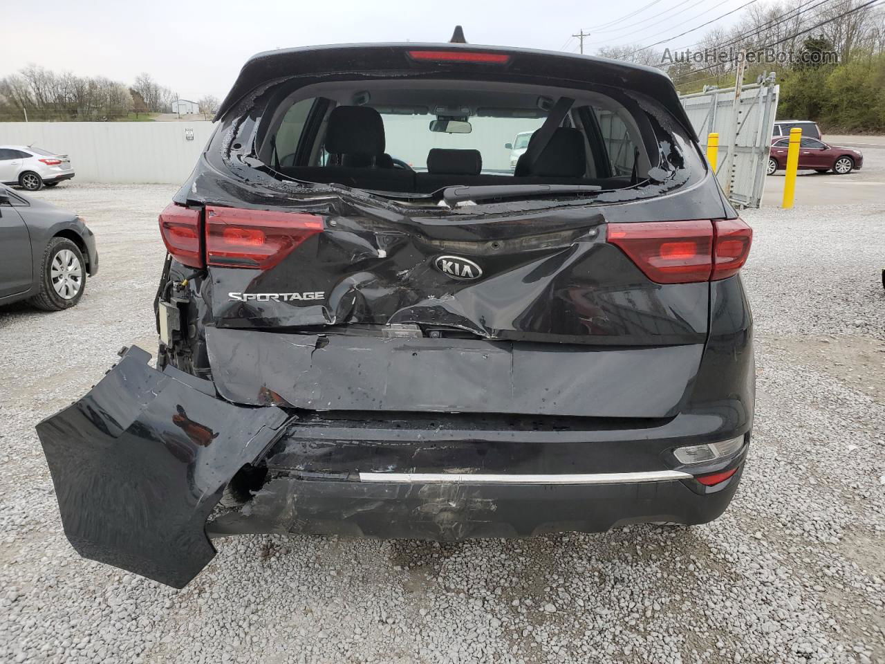 2020 Kia Sportage Lx Black vin: KNDPMCAC6L7799629