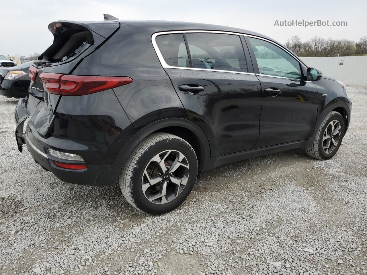 2020 Kia Sportage Lx Black vin: KNDPMCAC6L7799629