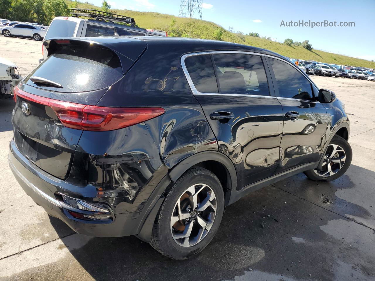 2020 Kia Sportage Lx Black vin: KNDPMCAC6L7807373