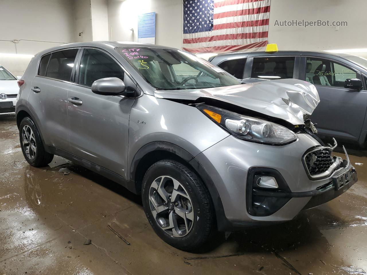 2020 Kia Sportage Lx Silver vin: KNDPMCAC6L7823136