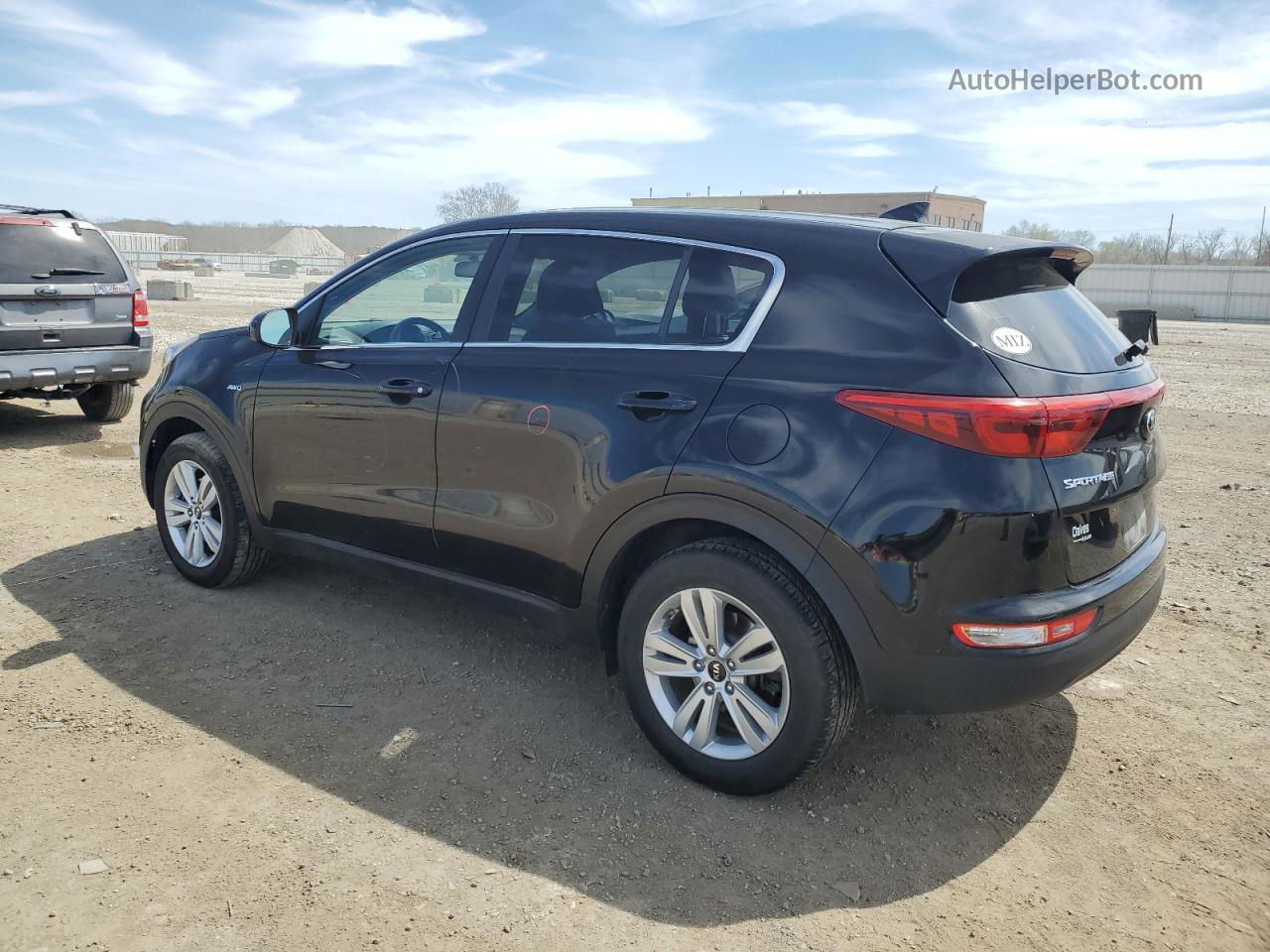 2017 Kia Sportage Lx Черный vin: KNDPMCAC7H7048921