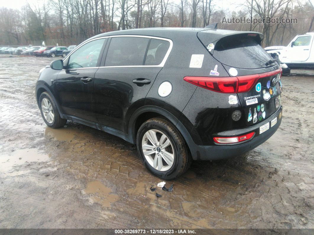 2017 Kia Sportage Lx Black vin: KNDPMCAC7H7056100