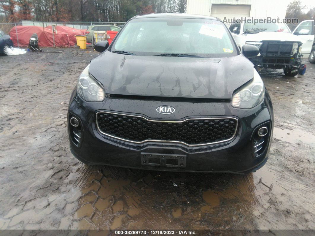 2017 Kia Sportage Lx Черный vin: KNDPMCAC7H7056100