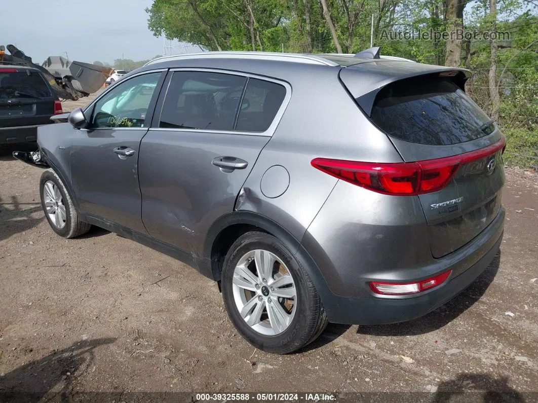 2017 Kia Sportage Lx Gray vin: KNDPMCAC7H7194770