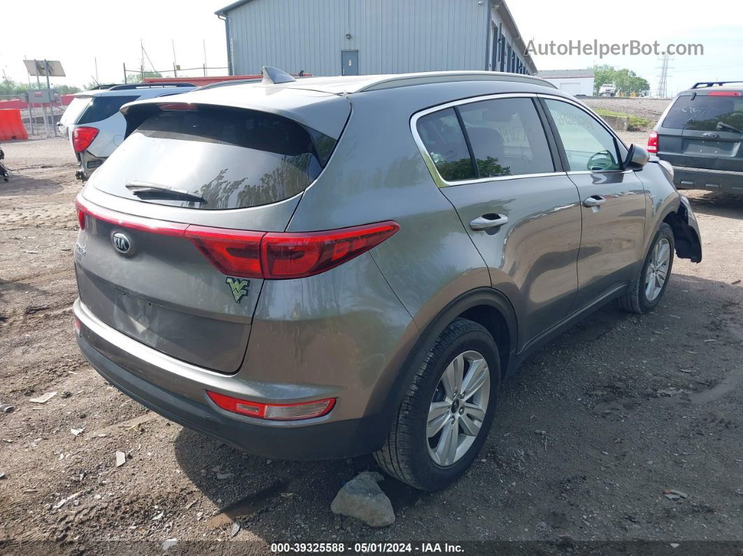 2017 Kia Sportage Lx Gray vin: KNDPMCAC7H7194770