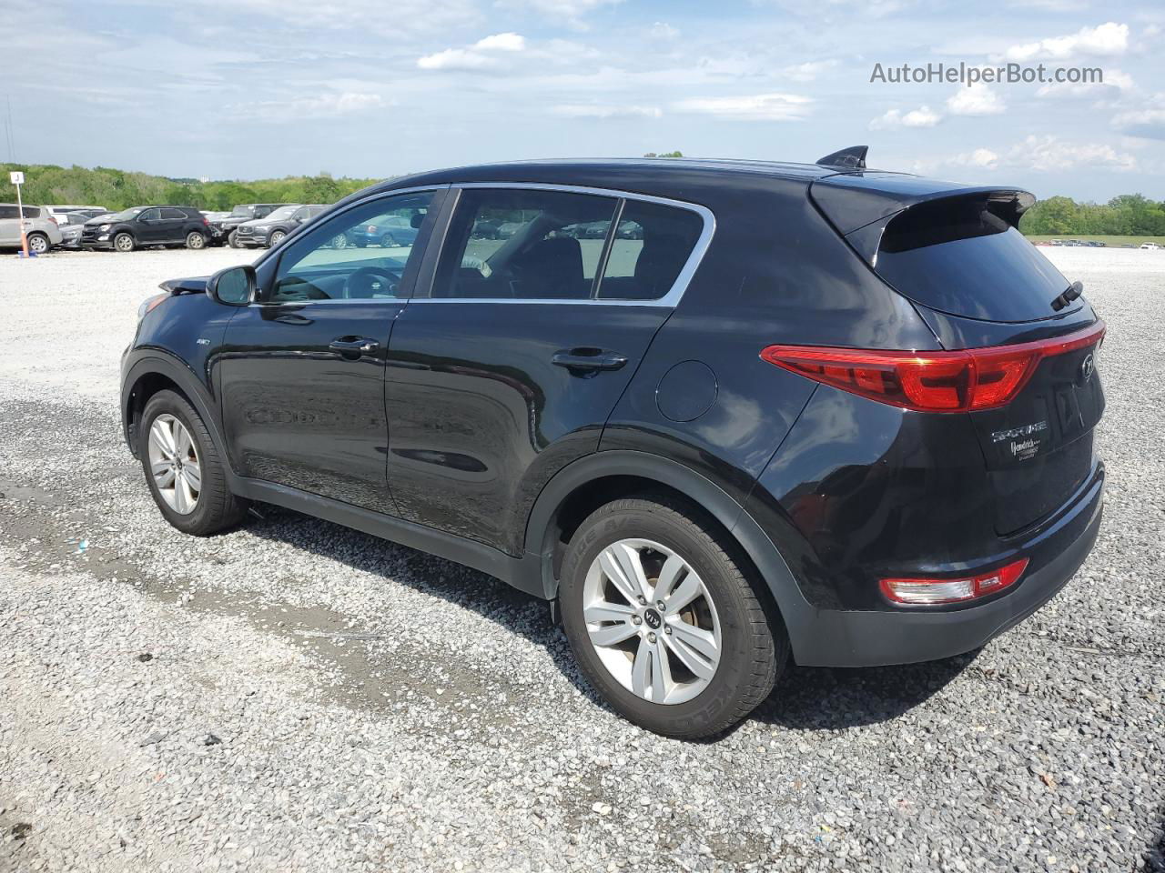 2017 Kia Sportage Lx Черный vin: KNDPMCAC7H7258287