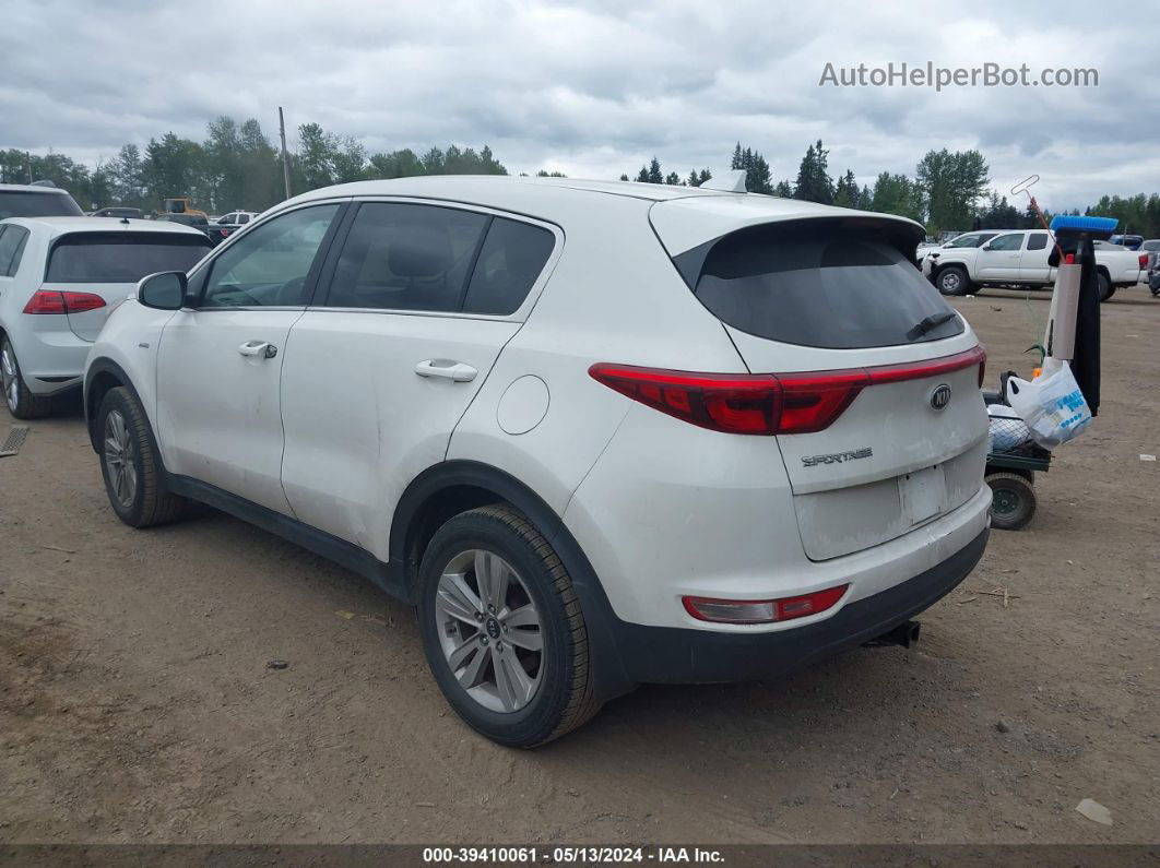 2017 Kia Sportage Lx White vin: KNDPMCAC7H7260993