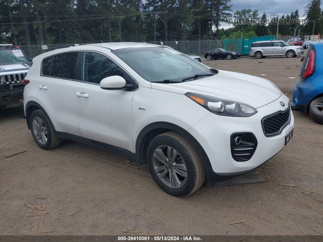 2017 Kia Sportage Lx White vin: KNDPMCAC7H7260993