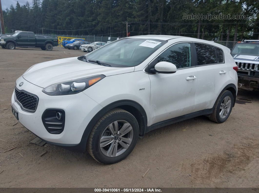 2017 Kia Sportage Lx White vin: KNDPMCAC7H7260993