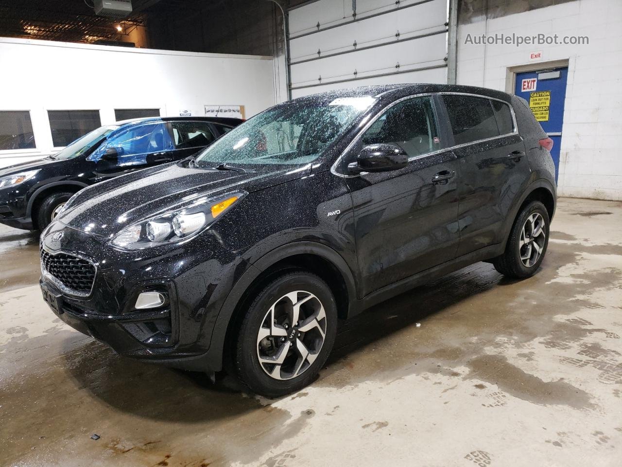 2020 Kia Sportage Lx Black vin: KNDPMCAC7L7638514