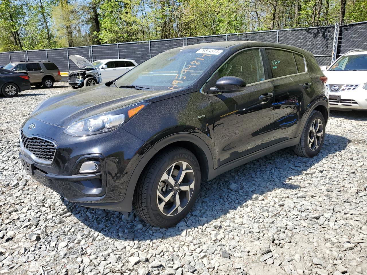 2020 Kia Sportage Lx Black vin: KNDPMCAC7L7656026