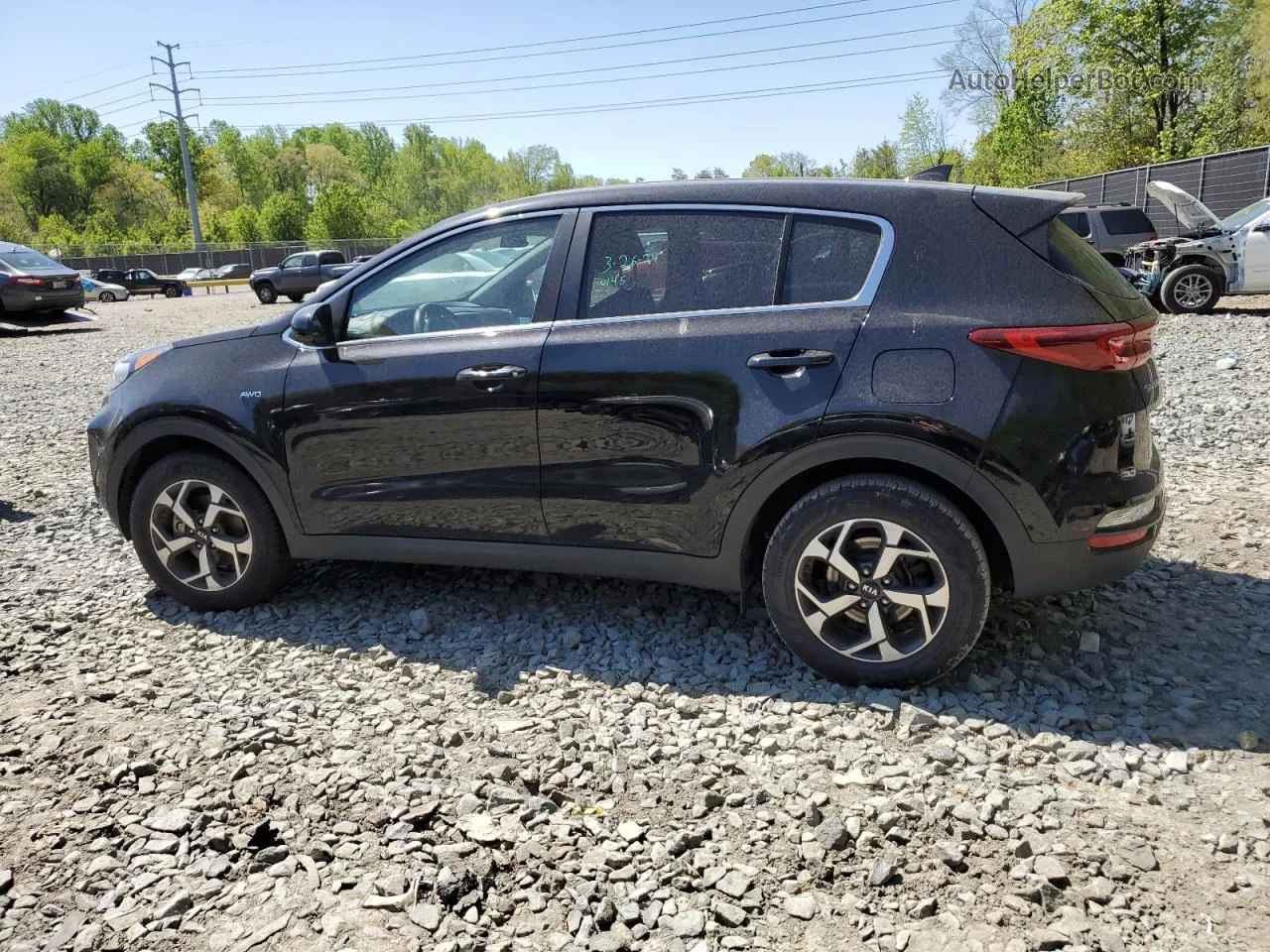 2020 Kia Sportage Lx Black vin: KNDPMCAC7L7656026