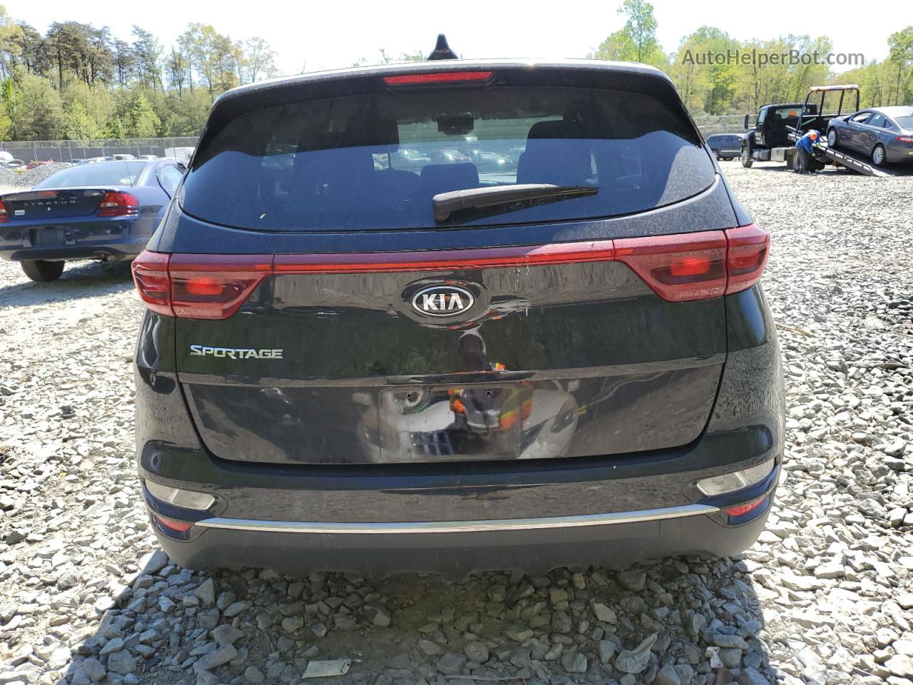 2020 Kia Sportage Lx Черный vin: KNDPMCAC7L7656026